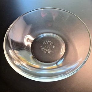 Vintage Corning Made Pyrex 1960er Vorbereitungsschale einzeln Klarglas 6,0 x 1,75" - Bild 1 von 9