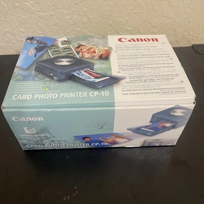 Canon CP-10 Standard Thermal Card Photo Digital Camera Printer New Never Used - Image 1 of 3