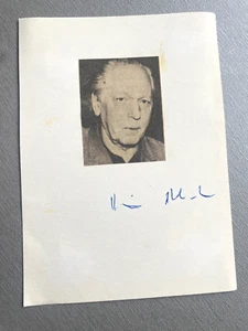 BORIS BLACHER (†1975) Clásico Firmado Escote 10x15 Autógrafo - Imagen 1 de 1
