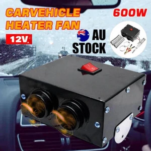 500W 12V Power Car Truck Fan Heater Heated Warmer Windscreen Defroster Demister - Picture 1 of 11