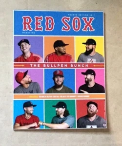 July 2017 Official Fenway Park Boston Red Sox Program Magazine Bullpen Bunch - Picture 1 of 1