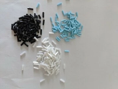 Glass Bugle Beads, Seed Beads, 6 X 1.8mm in diameter, hole:.6mm Qty 30g - Image 1 of 4