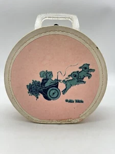 RARE VINTAGE Pink Child’s Travel Case, Air Flite, Vinyl Covered - Picture 1 of 11