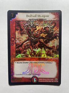 Duel Masters Boltail Dragon English Promo Ultra Rare L11/12 Y1!