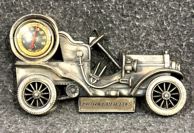 Thermometer Tulip Brand Antimony Ware 1903 Mercedes Three Star Wall Hanging - Image 1 of 4