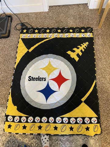 Steelers NFL Crib Set Cover