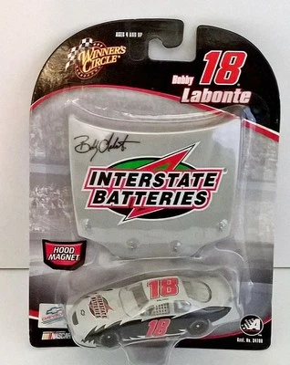 Coche de carreras Chevrolet Bobby Labonte Winner's Circle con imán de capó nuevo en paquete Foto 1 de 2