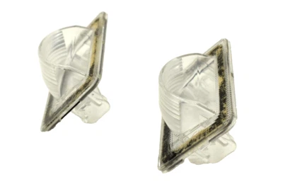 Juego de cubierta de lente de lámpara de matrícula trasera izquierda y derecha Mazda 5 2006-2010 OEM Foto 1 de 4