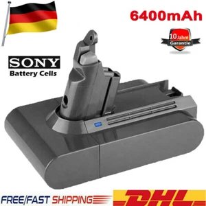 Für Dyson V6 Fluffy Akku 21.6V 6400mAh SV03 SV09 DC74 DC62 DC61 DC59 DC58 Vakuum - Bild 1 von 11