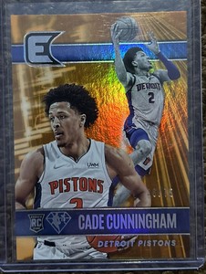 2021-22 Panini Chronicles Essentials Cade Cunningham Rookie 75th Anniversary /75