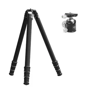 Carbon Fiber Portable Professional V284D Tripod with Ball Head for Video Camera - Picture 1 of 12