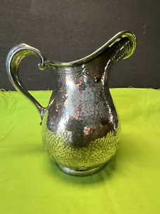 Antique Reed & Barton 5502 Arts & Crafts Silver Plated Water Pitcher Art Nouveau - Picture 1 of 18