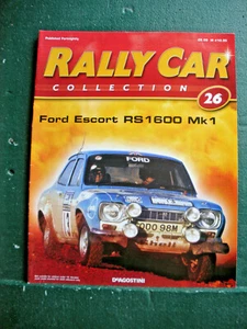 Rally Car Magazine 25 Ford Escort RS 1600 Mk1 RAC 1973 Massimo Biasion Lancia - Picture 1 of 5