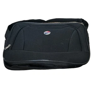 American Tourister Carry On Shoulder Bag with Adjustable Strap Black Size 16x11 - Picture 1 of 13