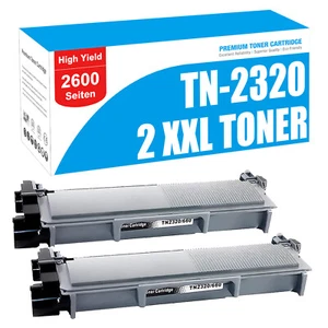 2x Toner compatibile con BROTHER TN-2320 HL-L2300D L2340DW L2360DN MFC-L2700 DW - Foto 1 di 10