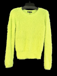 Nuevo con etiquetas Zara verde neón piel sintética talla M - Imagen 1 de 4