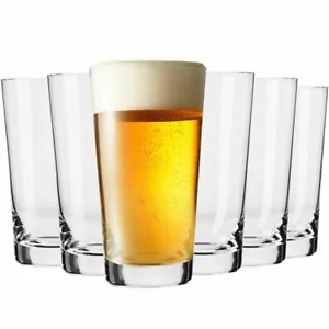 Krosno Pure Gläser für Weizen Bier Pilsner | Set 6 | 530 ml | Spülmaschine - Bild 1 von 12