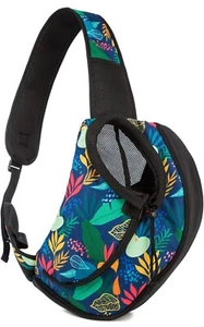 Pet Dog Sling Carrier – Breathable Mesh, Safe Hands-Free Sling Bag - Picture 1 of 5