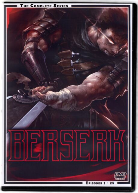 Berserk TV Series Season 1 Episodes 1-25 HDVD-9 (ALL REGIONS) Missing Disc 1