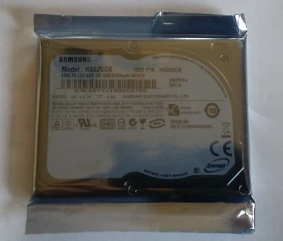 Samsung SpinPoint HS020GB 20GB ATA-66 ZIF 1.8" hard drive NEW - Image 1 of 2