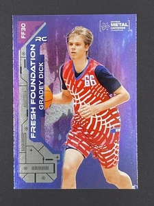 Gradey Dick Rookie 2023 Metal Universe Fresh Foundations #FF30 Toronto Raptors - Picture 1 of 4