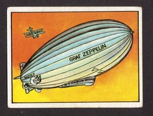 Graf Zeppelin Dirigible Air Ship Hot Balloon Aviation World Record Spanish Card - Picture 1 of 1