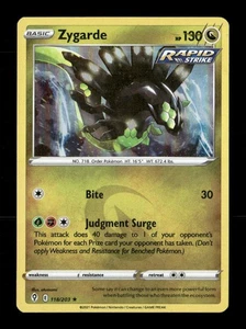 Zygarde Holo Holo Rare SWSH07: Evolving Skies 118/203 NM Pokemon NM - Picture 1 of 2