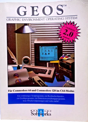 COMMODORE 64/128 -- GEOS VERSION 2.0 DEUTSCH (BERKELEY/M&T  -MANUAL) #3DE - Bild 1 von 4