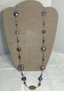 Collar Vintage Marco Polo Arte Vidrio PRECIOSO - Imagen 1 de 13