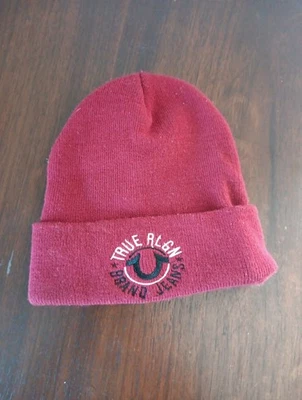 Gorro True Religion Hombre TALLA ÚNICA Negro Bordado Logo Plegable Foto 1 de 4