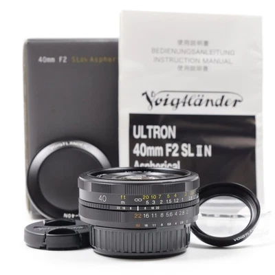 Voigtlander Ultron 40mm F2 Aspherical SL II N for Nikon Ai-S [Near Mint] #4726J - Image 1 of 4