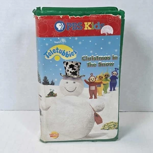 Teletubbies Christmas in the Snow (VHS, 2000, 2-Tape Set) BIG Green Clamshell. - Imagen 1 de 7