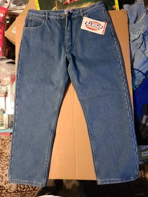 AMERICAN SPORTS APPAREL - VAQUEROS FORRADOS DE FRANELA PARA HOMBRE - TALLA 38x30  Foto 1 de 4