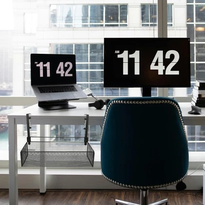 Clamp on Side Desk Organizer under Storage Drawers Clamp-on Shelf - Image 1 of 4