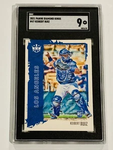 2021 Panini Diamond Kings #47 Keibert Ruiz RC Rookie SGC 9 Mint - Picture 1 of 2