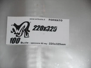 100 BUSTE WR 220x325 mm formato sperimentale - Picture 1 of 2