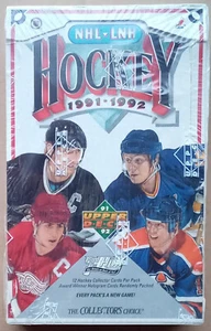 1991-1992 Upper Deck Hockey Factory Sealed Box. Erste Serie. Plus Bonus Magnet. - Bild 1 von 8