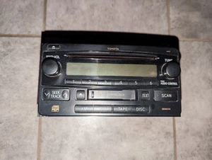 OEM 2004-2007 Toyota Highlander AM FM Cassette CD Radio Stereo Player Headunit - Picture 1 of 6