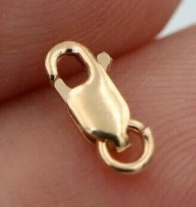 Genuine 18ct Rose Gold 750 8mm x 3mm Parrot Clasp - Picture 1 of 1