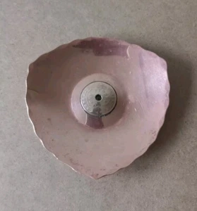 Vintage Rhodesia Solid Copper Ashtray Dish 1954 Penny Coin Royal Sable MCM - Picture 1 of 8