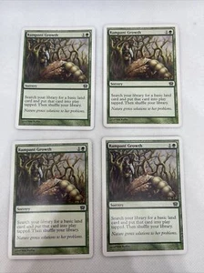 MTG 4x Rampant Growth 9ª Edición Regular LP ENVÍO GRATUITO - Imagen 1 de 2