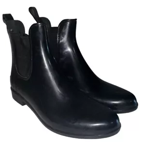 Sam Edelman Womens Tinsley Waterproof Black Rain Boots Size 8 - Picture 1 of 9