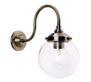 Firstlight Victoria Wall Light 5936AB Traditional Gas Lamp Style Antique Brass - Picture 1 of 4