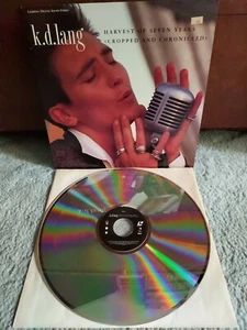 K.D.LANG Harvest of Seven Years (Cropped & Chronicled) LaserDisc 1991 LD NM - Picture 1 of 6