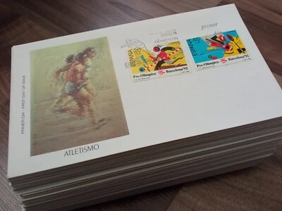 100 Fundas DIFERENTES, España, Fundas Conmemorativas (Años 1987-1989) Foto 1 de 2