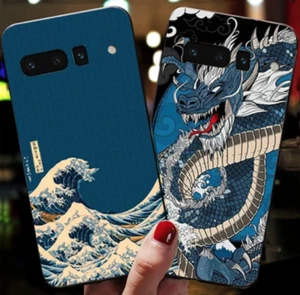 Great Blue Wave Ocean Coque Cover Case For Google Pixel 8 Pro 8A Pixel 7 7A - Photo 1 sur 6