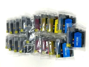 Cartuchos de tinta EZ para Brother LC61/75XL caja nueva 9 negro 9 colores NUEVO tinta sellada - Imagen 1 de 2