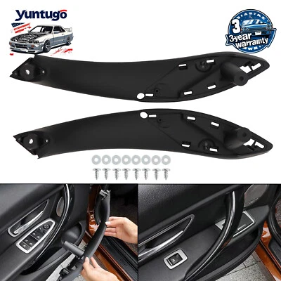 2013-2015 For BMW 320i 328i 335i Front Left & Right Inner Trim Door Pull Handle — 第 1/4 张图片
