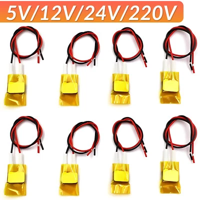 PTC Heizplatte 5V/12V/24V/220V Heizelement Thermostat Heizung Platte Heizgeräte - Bild 1 von 4