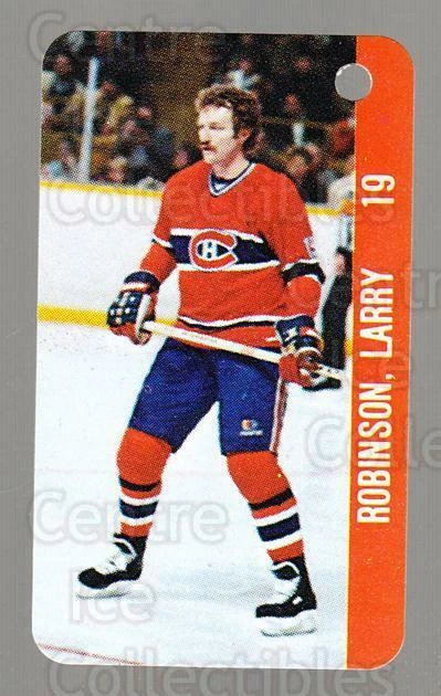 1983-84 NHL Key Tags #66 Mario Tremblay, Larry Robinson - Image 1 of 1